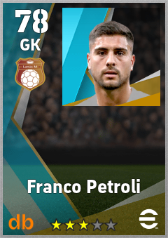 Franco Petroli eFootball player card
