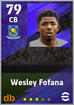Wesley Fofana — CB, OVR 79, MAX 87