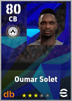 Oumar Solet — CB, OVR 80, MAX 80