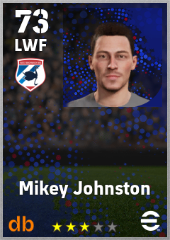 Mikey Johnston — LWF, OVR 73, MAX 73