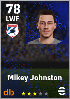 Mikey Johnston — LWF, OVR 78, MAX 78