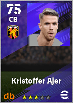 Kristoffer Ajer eFootball player card