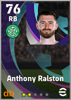 Anthony Ralston — RB, OVR 76, MAX 76