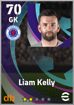 Liam Kelly — GK, OVR 70, MAX 70