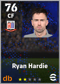 Ryan Hardie — CF, OVR 76, MAX 76