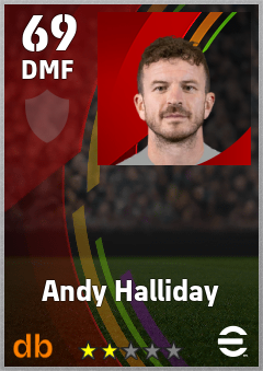 Andy Halliday eFootball player card