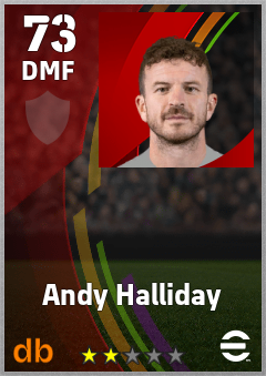 Andy Halliday eFootball player card