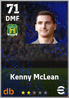 Kenny McLean — DMF, OVR 71, MAX 71