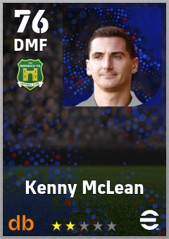 Kenny McLean — DMF, OVR 76, MAX 76