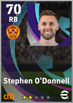 Stephen O'Donnell — RB, OVR 70, MAX 70