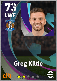 Greg Kiltie — LWF, OVR 73, MAX 73