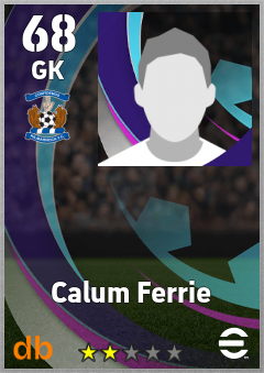 Calum Ferrie — GK, OVR 68, MAX 68