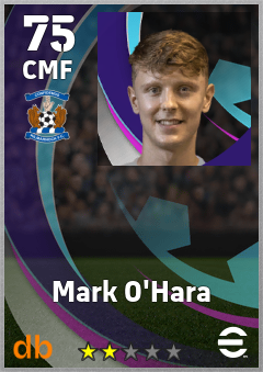 Mark O'Hara — CMF, OVR 75, MAX 75
