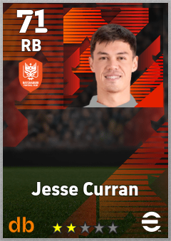 Jesse Curran — RB, OVR 71, MAX 71