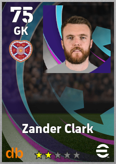 Zander Clark — GK, OVR 75, MAX 75