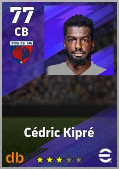 Cédric Kipré — CB, OVR 77, MAX 77