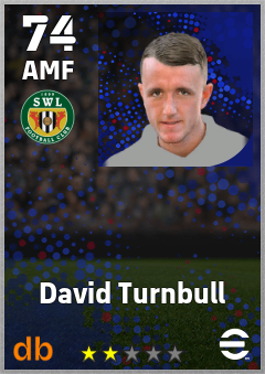 David Turnbull — AMF, OVR 74, MAX 74