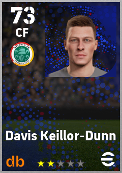 Davis Keillor-Dunn — CF, OVR 73, MAX 73