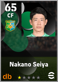 Nakano Seiya — CF, OVR 65, MAX 65