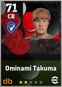 Ominami Takuma eFootball player card