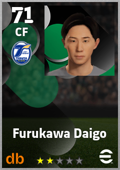 Furukawa Daigo — CF, OVR 71, MAX 71