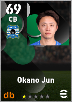 Okano Jun eFootball player card