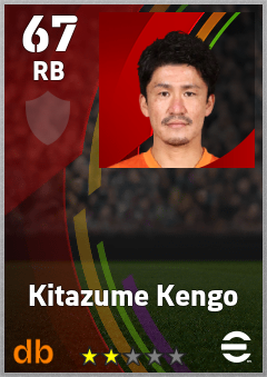 Kitazume Kengo eFootball player card