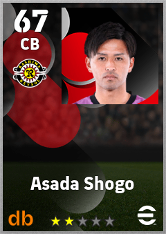 Asada Shogo eFootball player card
