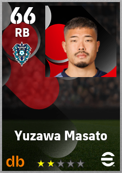 Yuzawa Masato — RB, OVR 66, MAX 66