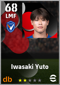 Iwasaki Yuto eFootball player card