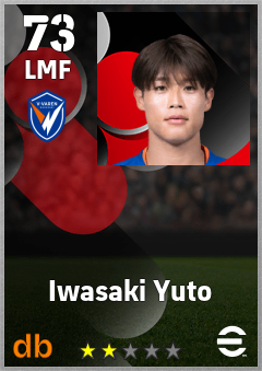 Iwasaki Yuto — LMF, OVR 73, MAX 73
