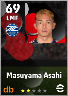Masuyama Asahi eFootball player card