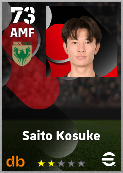 Saito Kosuke — AMF, OVR 73, MAX 73