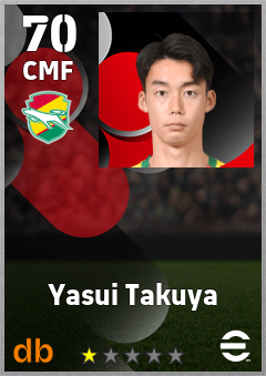 Yasui Takuya — CMF, OVR 70, MAX 70
