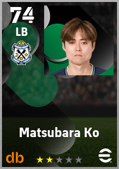 Matsubara Ko eFootball player card
