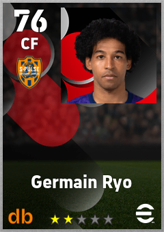 Germain Ryo — CF, OVR 76, MAX 76