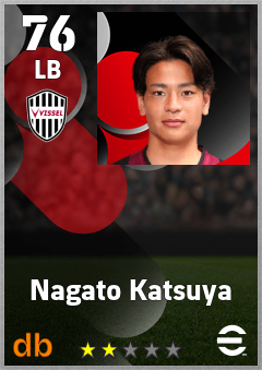 Nagato Katsuya — LB, OVR 76, MAX 76