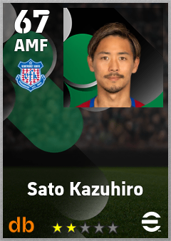 Sato Kazuhiro eFootball player card