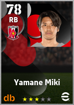 Yamane Miki — RB, OVR 78, MAX 78
