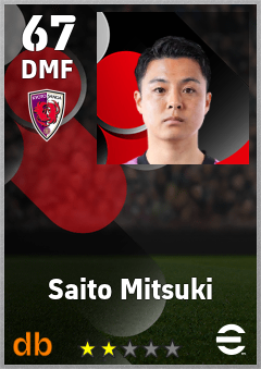 Saito Mitsuki eFootball player card