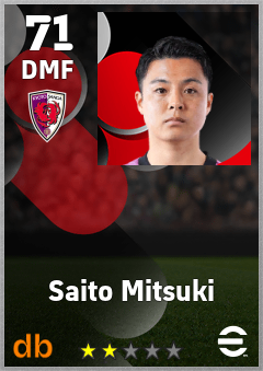 Saito Mitsuki — DMF, OVR 71, MAX 71
