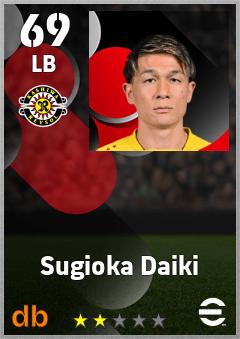 Sugioka Daiki eFootball player card