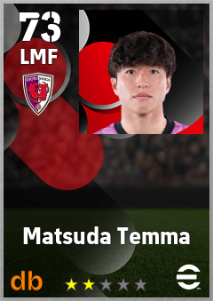 Matsuda Temma eFootball player card