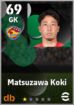 Matsuzawa Koki eFootball player card