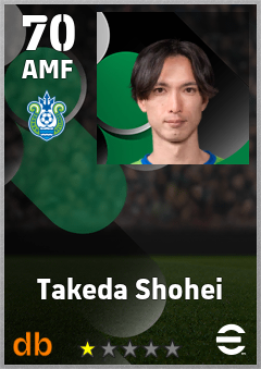 Takeda Shohei — AMF, OVR 70, MAX 70