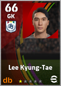 Lee Kyung-Tae — GK, OVR 66, MAX 66