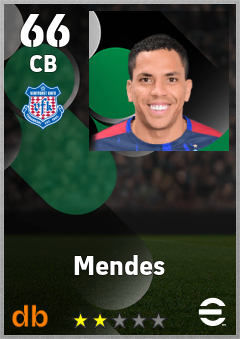 Mendes — CB, OVR 66, MAX 66