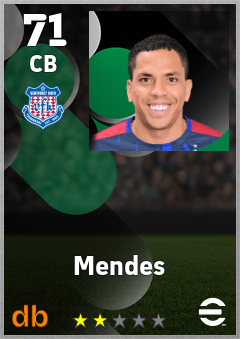 Mendes — CB, OVR 71, MAX 71