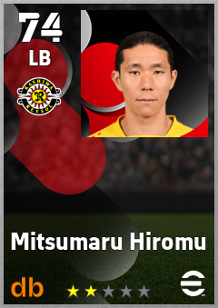 Mitsumaru Hiromu — LB, OVR 74, MAX 74