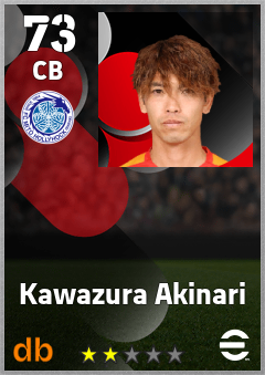 Kawazura Akinari — CB, OVR 73, MAX 73